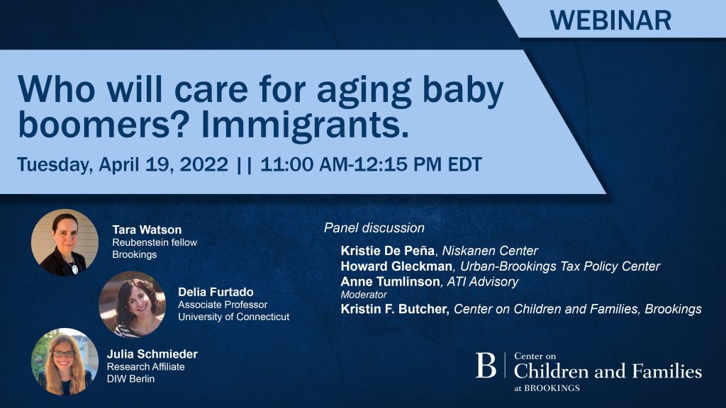 Graphic for 'Who Will Care for Aging Baby Boomers?' Event